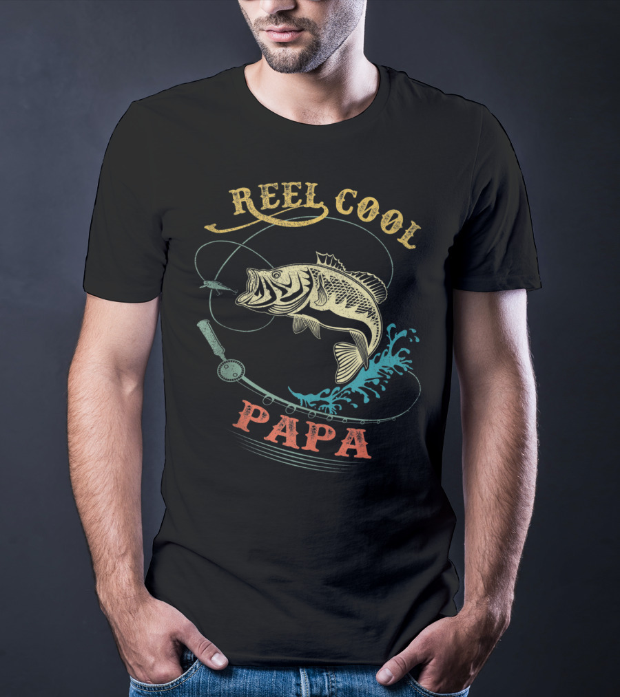 Reel Cool Papa Fishing Men's T-Shirt