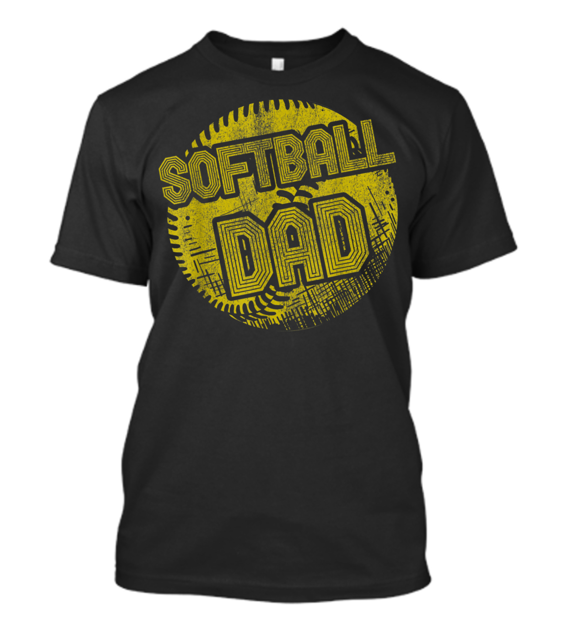 Softball Dad Mens Softball Coach Player Father Daddy T-Shirt