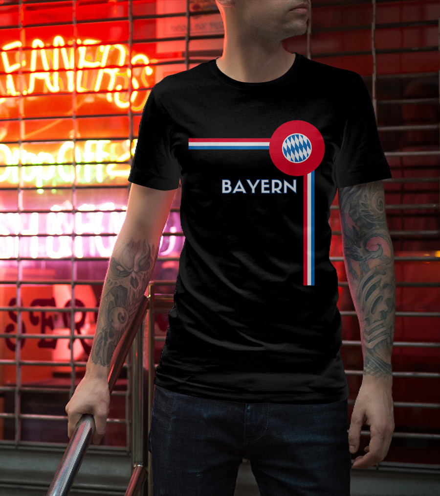 Bayern Munich Soccer FC Styled Spin Sports T-Shirt