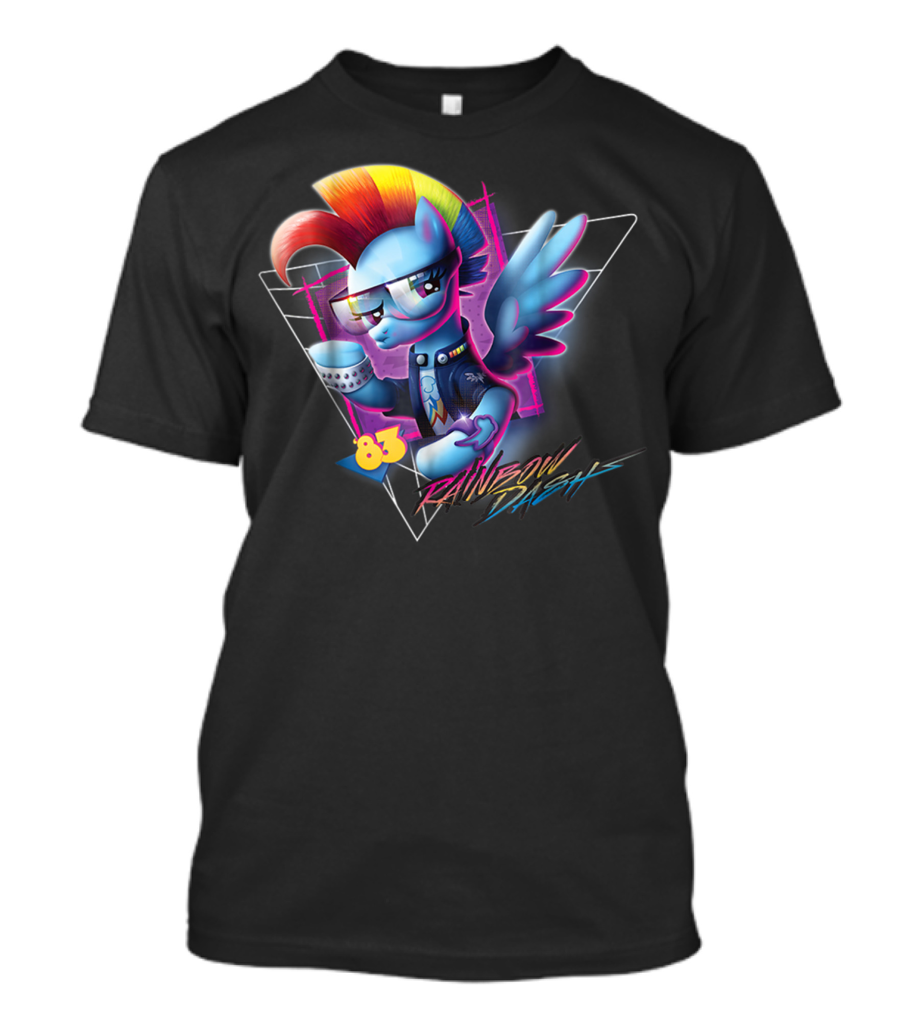 My Little Pony Rainbow Dash 83 Retro 80's T-Shirt