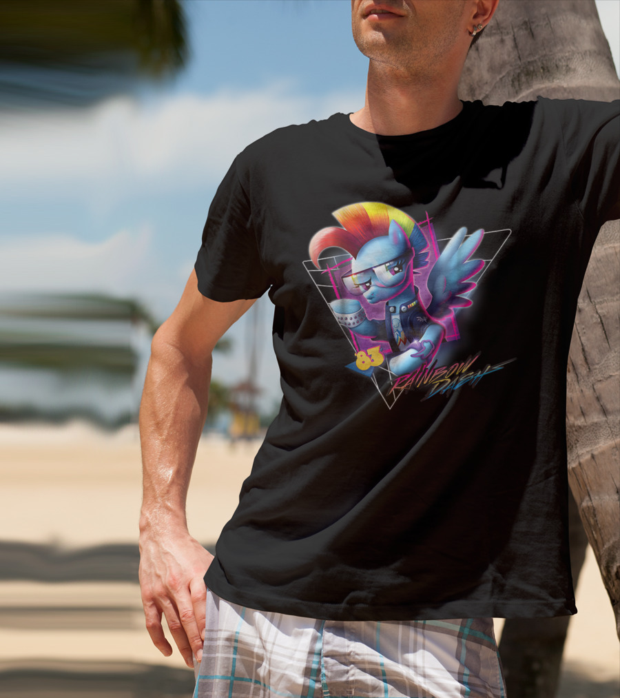 My Little Pony Rainbow Dash 83 Retro 80's T-Shirt