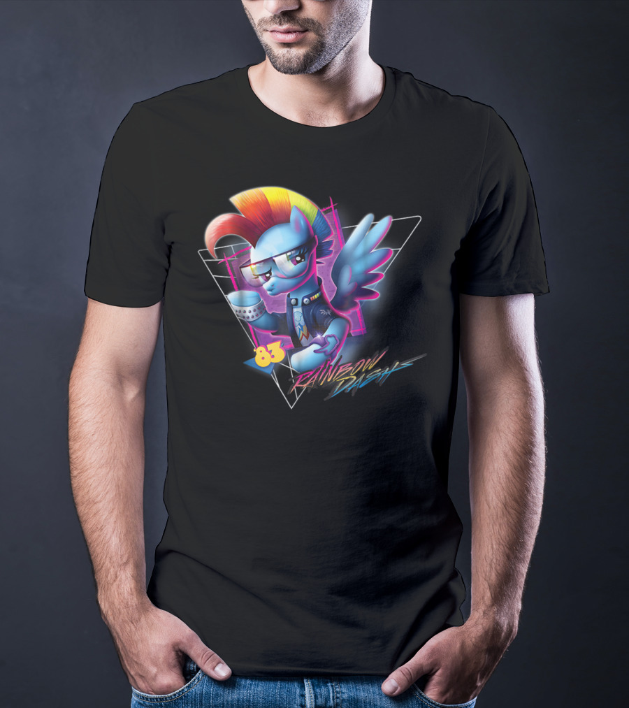 My Little Pony Rainbow Dash 83 Retro 80's T-Shirt