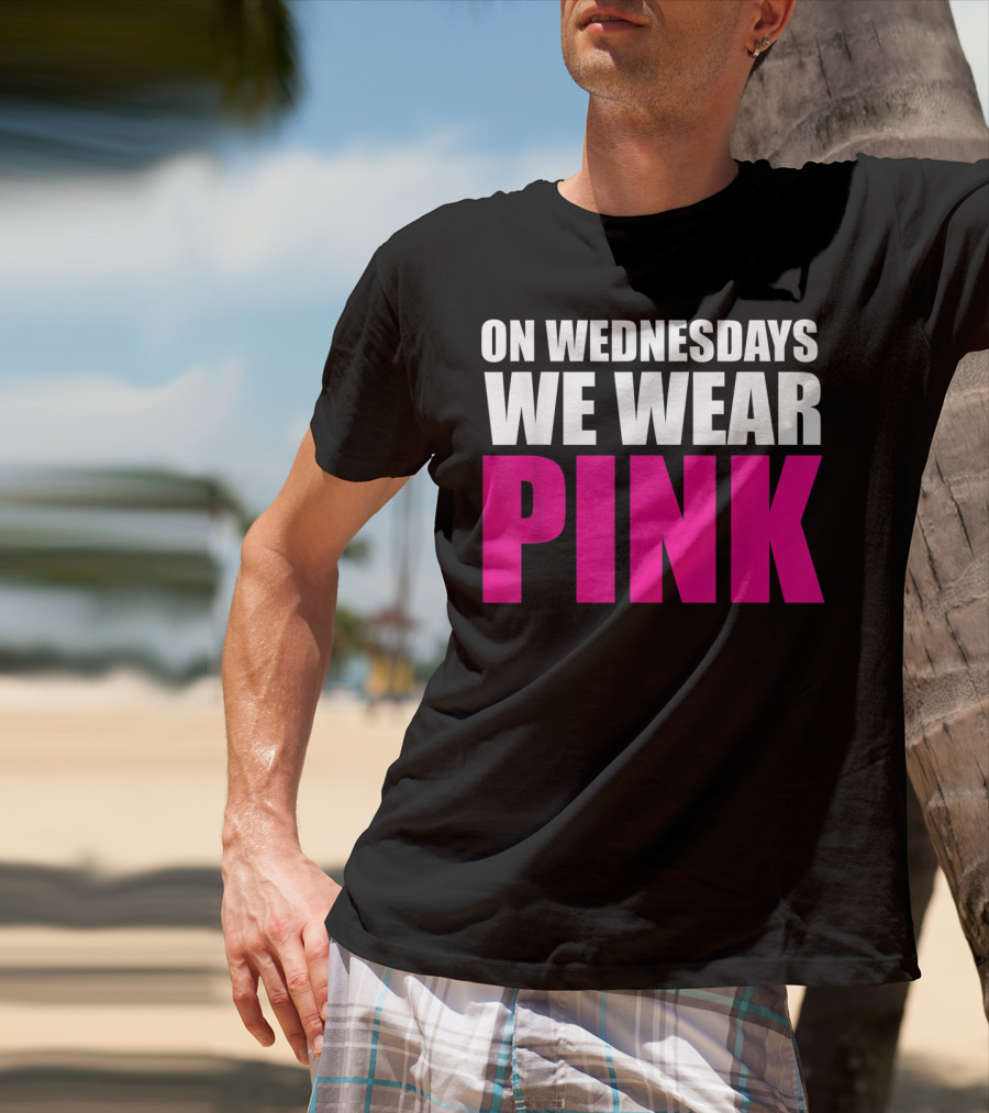 On Wednesdays We Wear Pink Mean Girls Reference T-Shirt