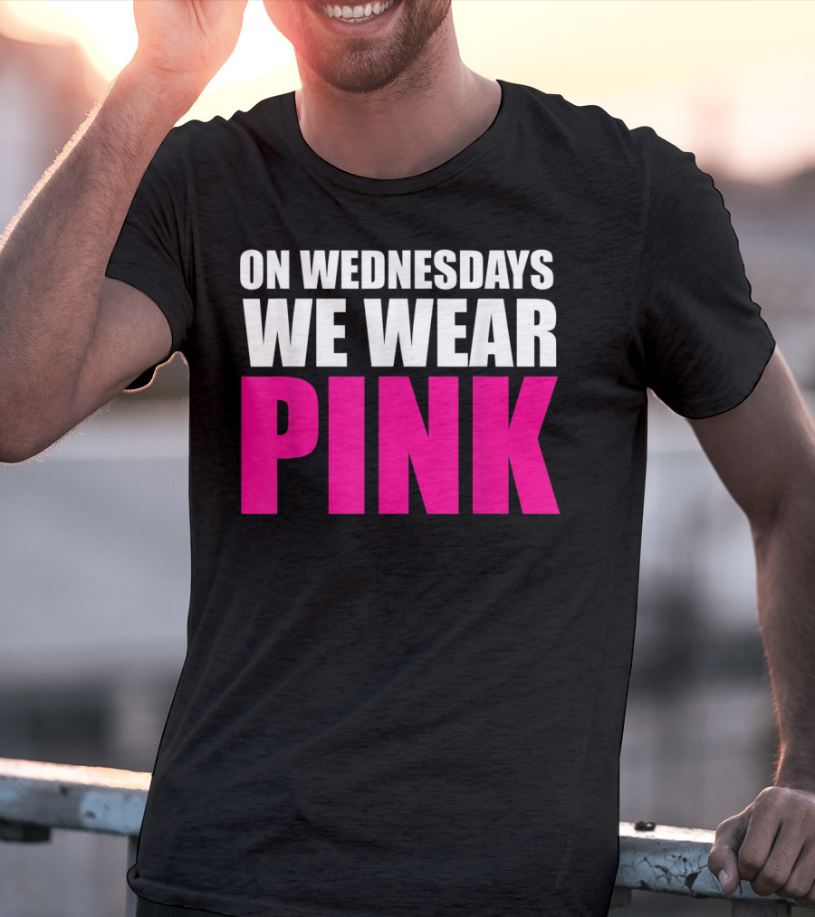On Wednesdays We Wear Pink Mean Girls Reference T-Shirt