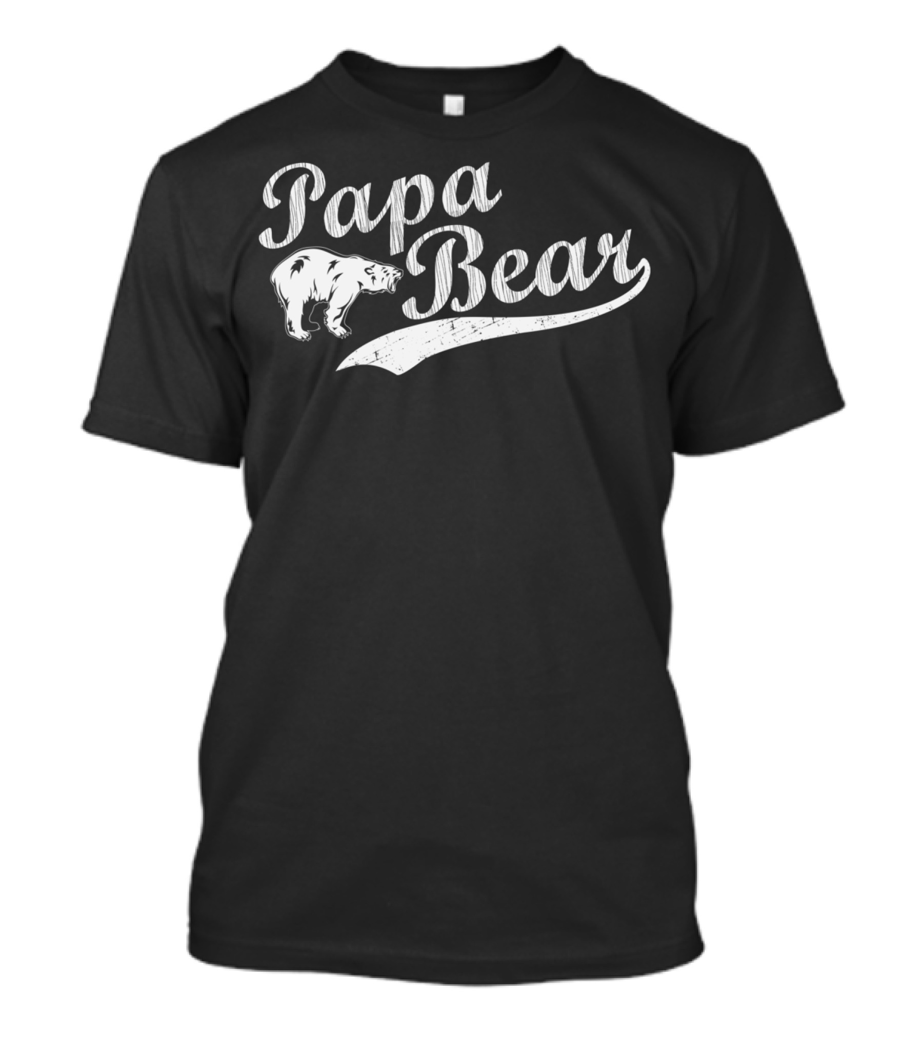 Papa Bear Father's Day Polar Bear T-Shirt