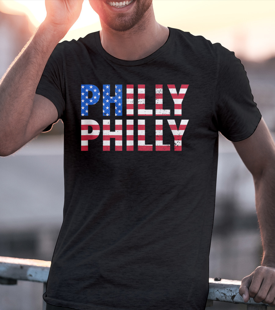 Philly Philly USA Flag T-Shirt