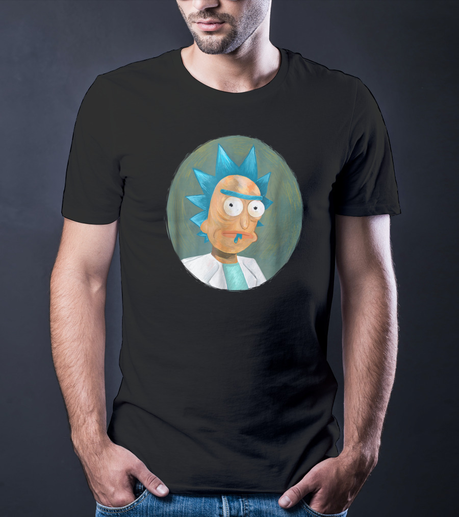 Rick And Morty Impressionist Rick Painting T-Shirt