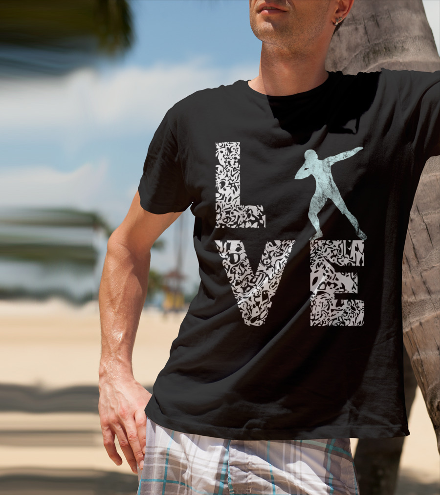 Love Shot Put Throwing Track And Field T-Shirt