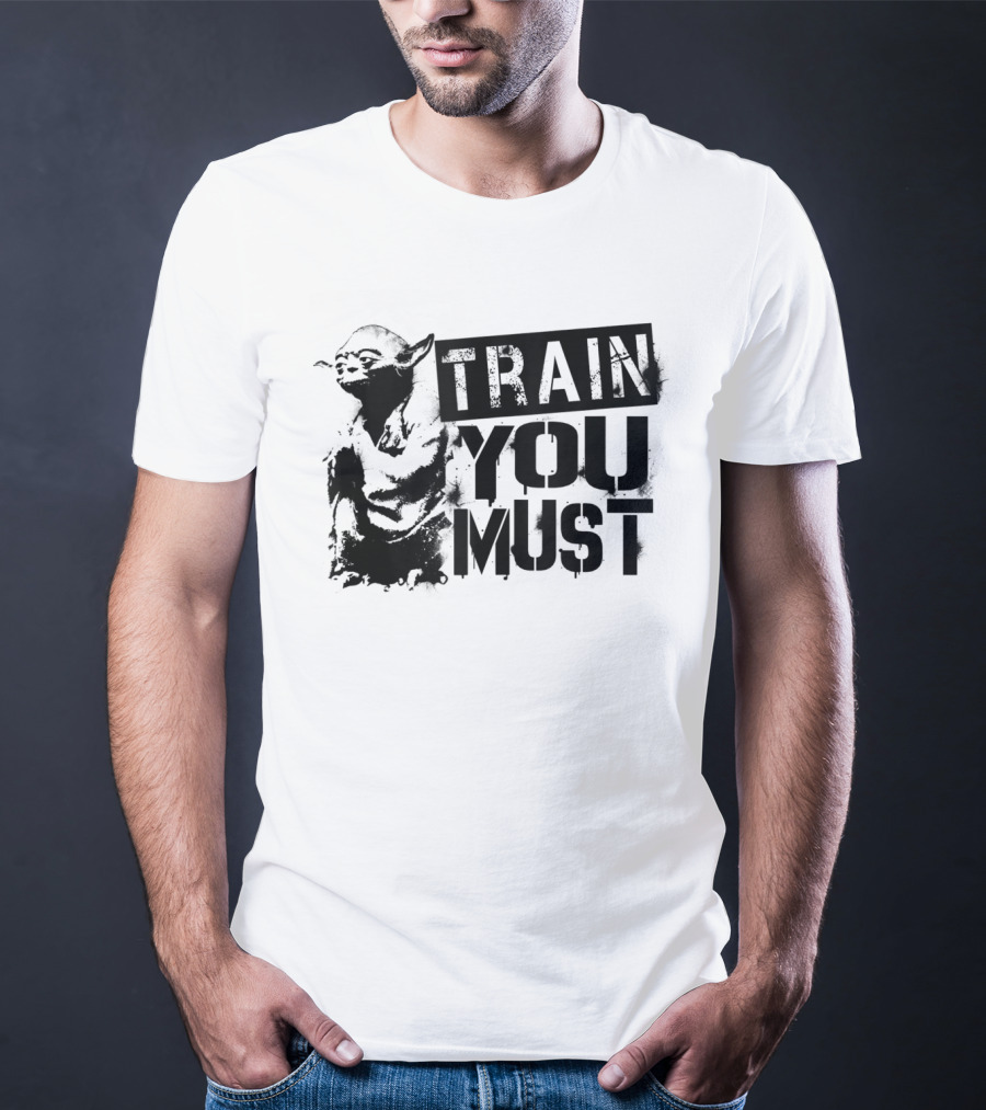 Star Wars Yoda Train You Must Jedi Wisdom T-Shirt