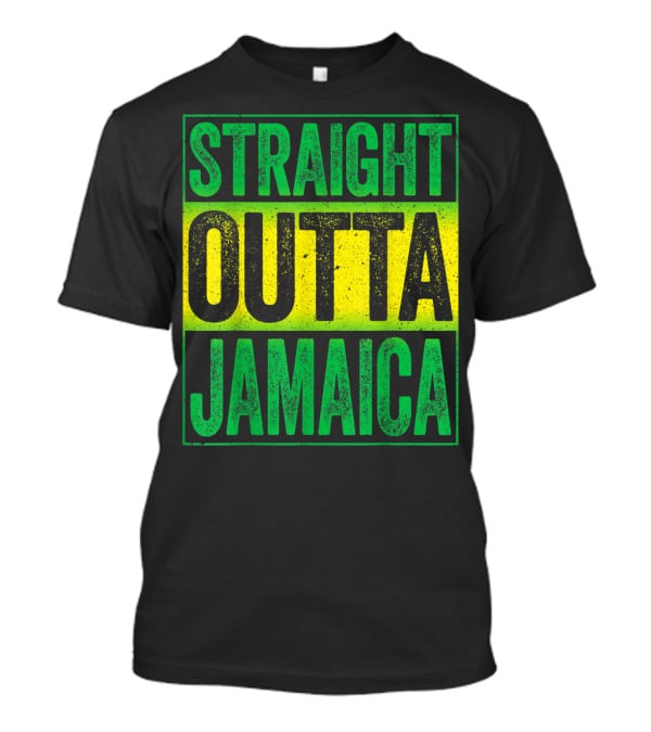 Straight Outta Jamaica Caribbean Party Vibes T-Shirt