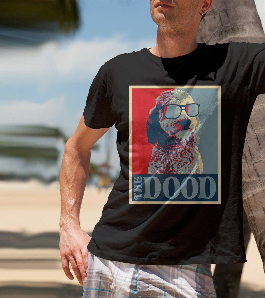 The Dood Goldendoodle Doodle Mom And Dood Dad Retro T-Shirt