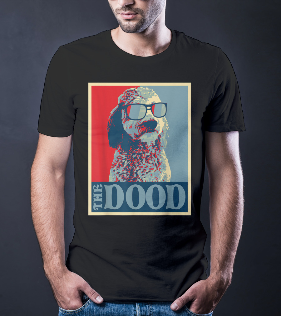 The Dood Goldendoodle Doodle Mom And Dood Dad Retro T-Shirt