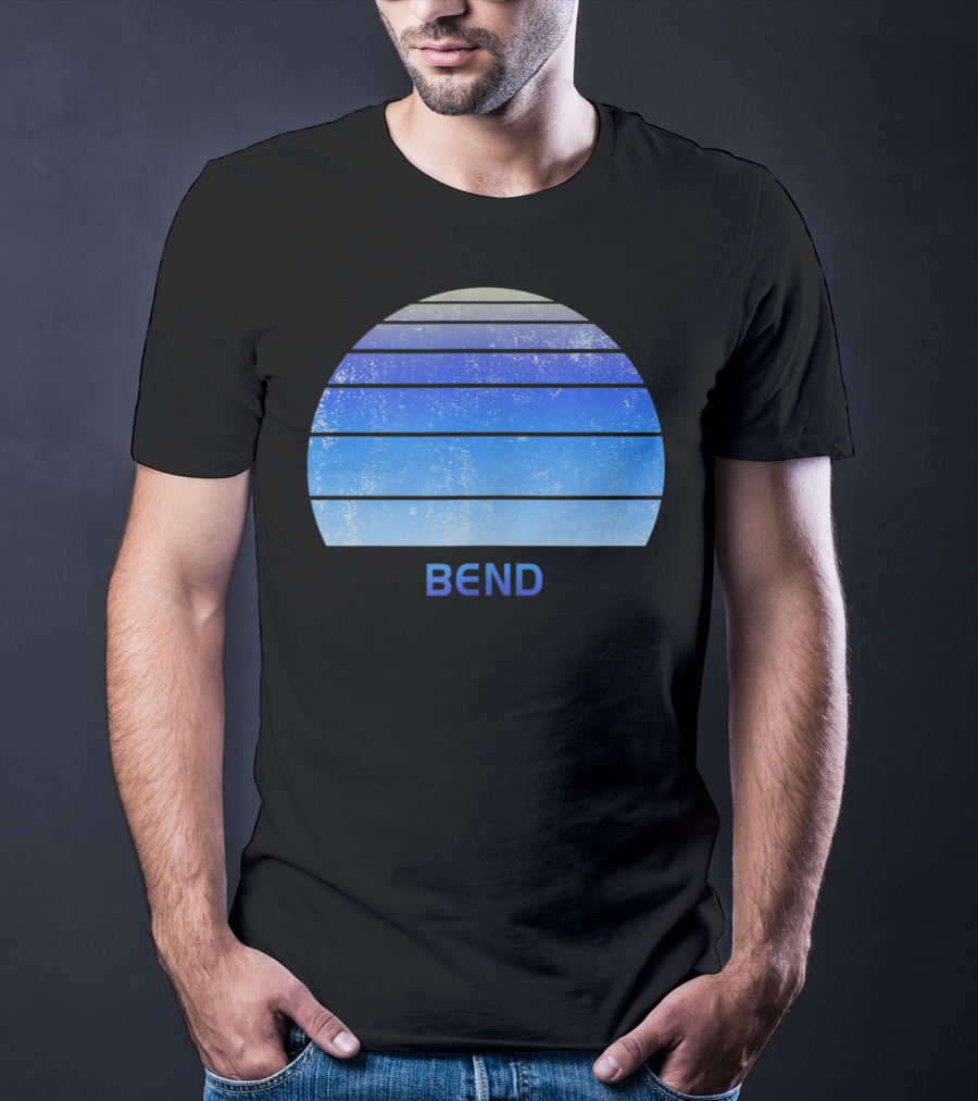 Vintage Bend Oregon Retro Sunset T-Shirt
