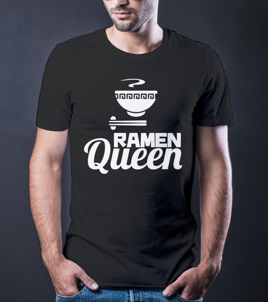 Ramen Queen Japanese Noodle Bowl T-Shirt