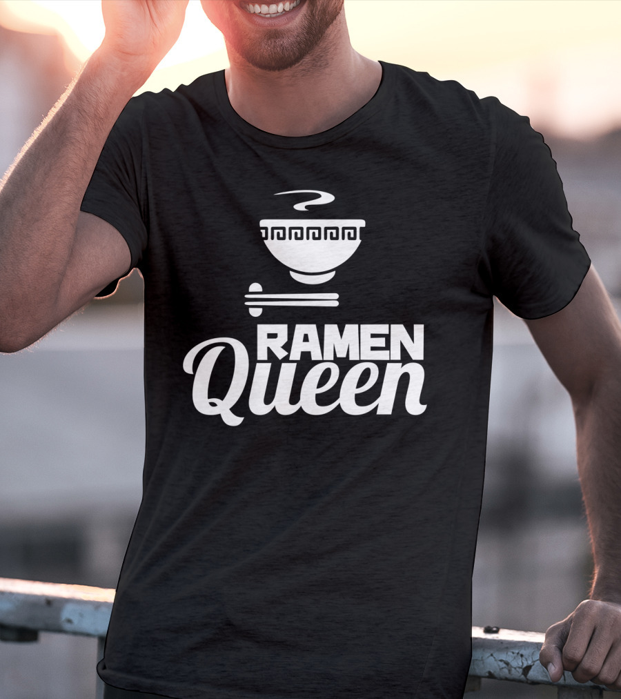 Ramen Queen Japanese Noodle Bowl T-Shirt