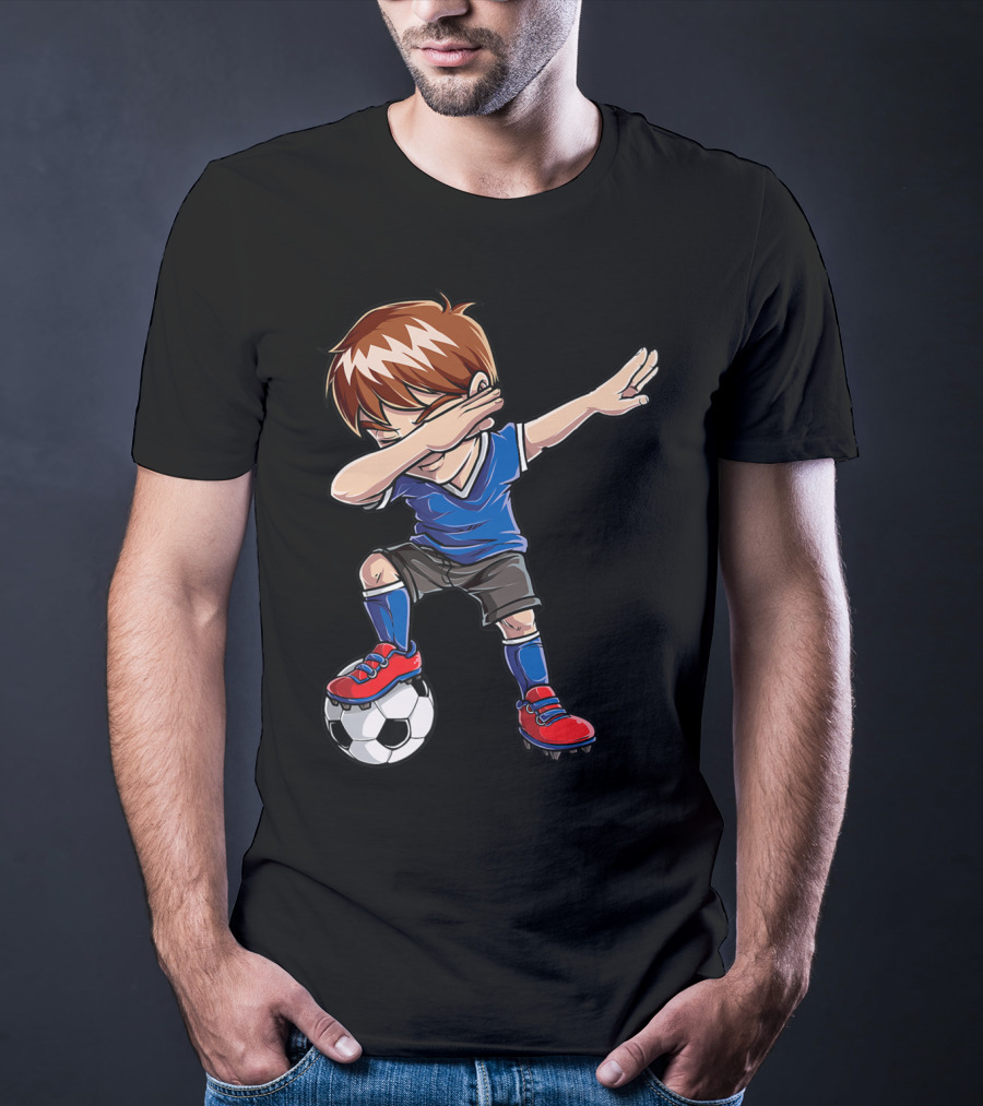 Dabbing Soccer Player With Ball T-Shirt