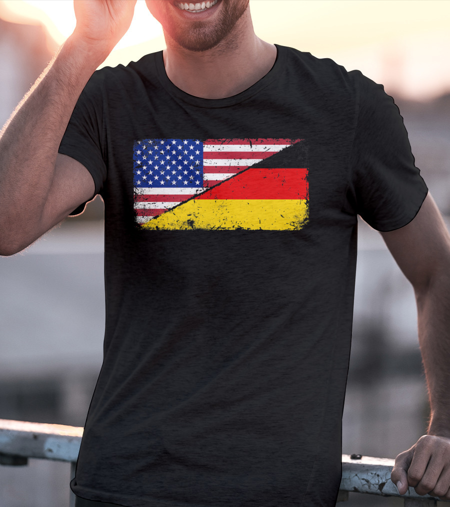German American Flag Oktoberfest Mashup T-Shirt