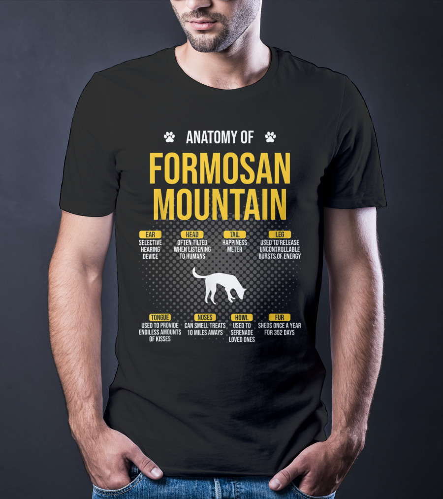 Anatomy Of Formosan Mountain: Selective Hearing, Happiness Meter, Uncontrollable Bursts, Lovable Serenade T-Shirt