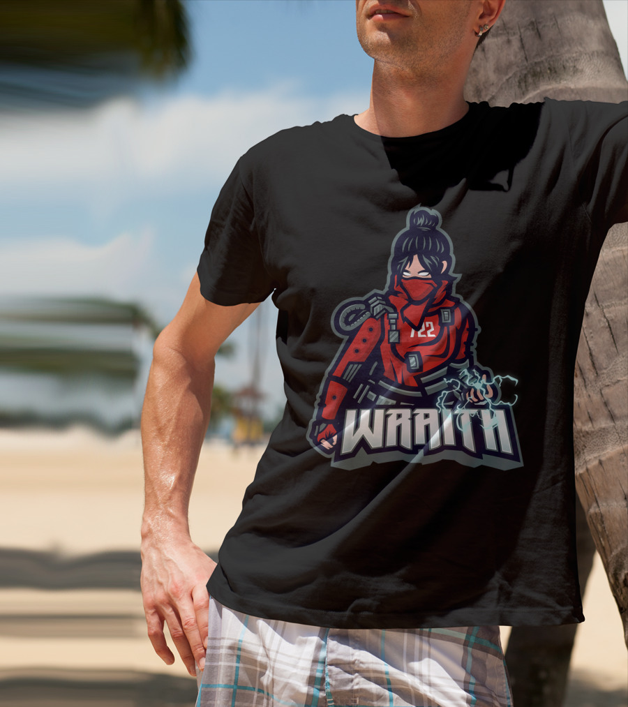 Apex Legends Wraith Red 12 Video Gamer T-Shirt