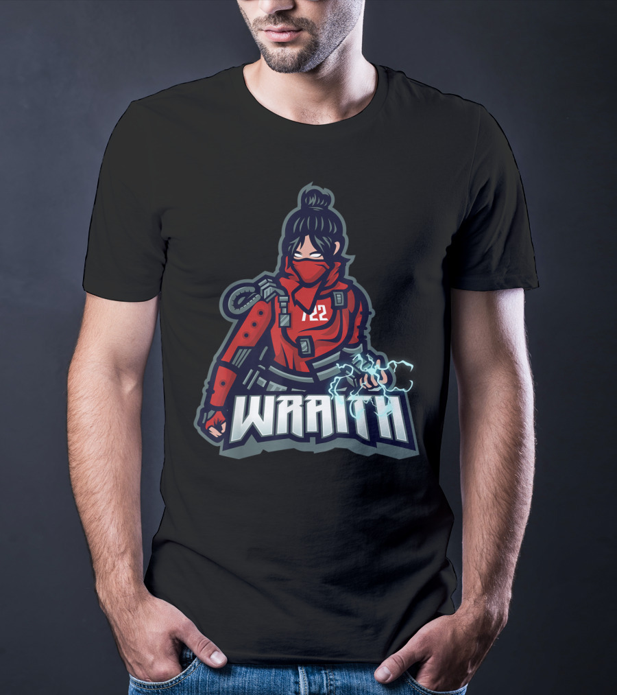 Apex Legends Wraith Red 12 Video Gamer T-Shirt