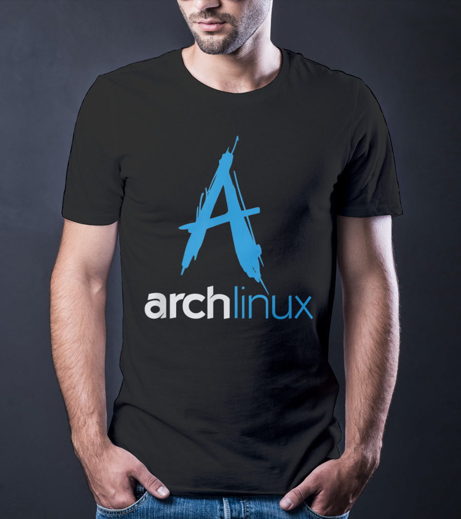 Arch Linux Lover Tagline And Open Source Os Arch Linux T-Shirt