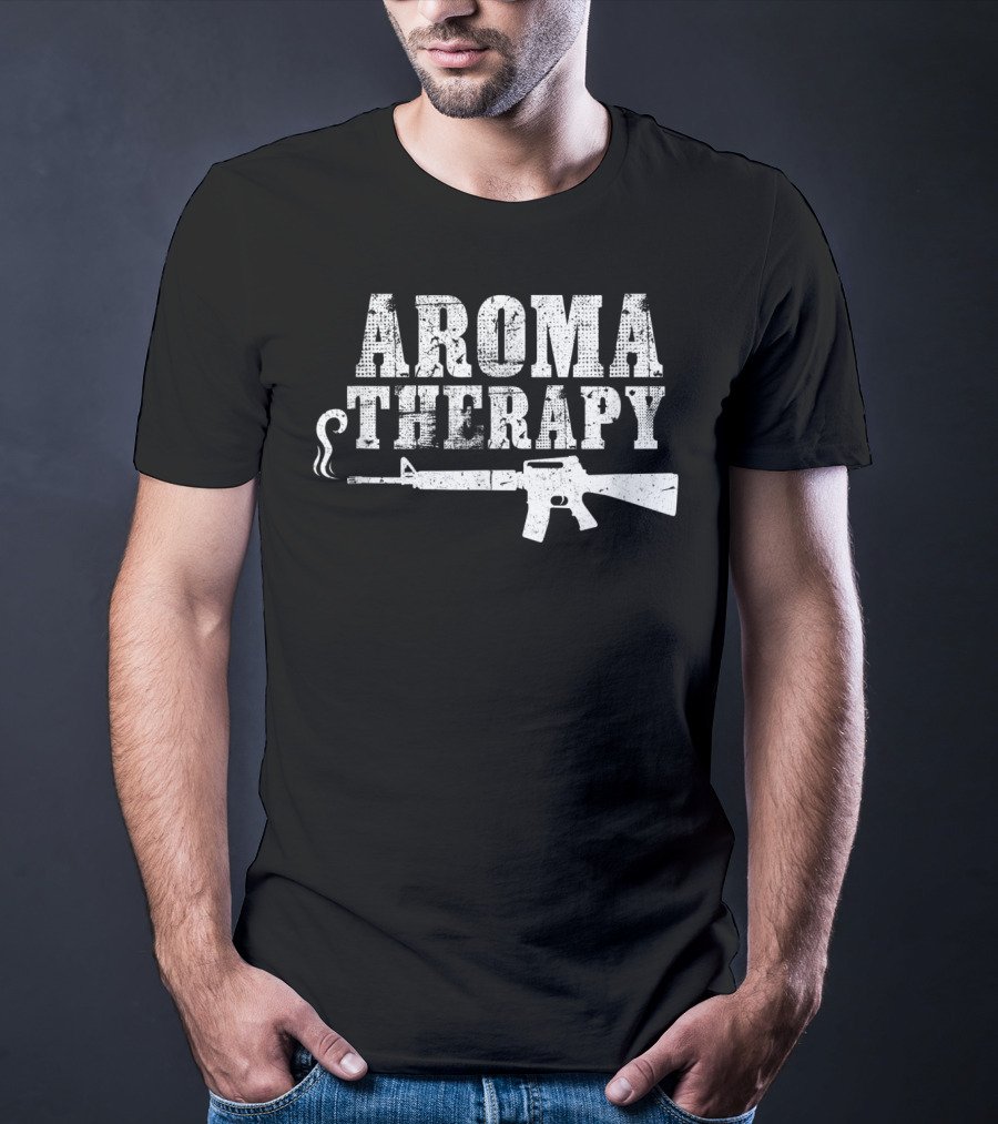 Aromatherapy Gun AR15 Lover Aromatherapy T-Shirt