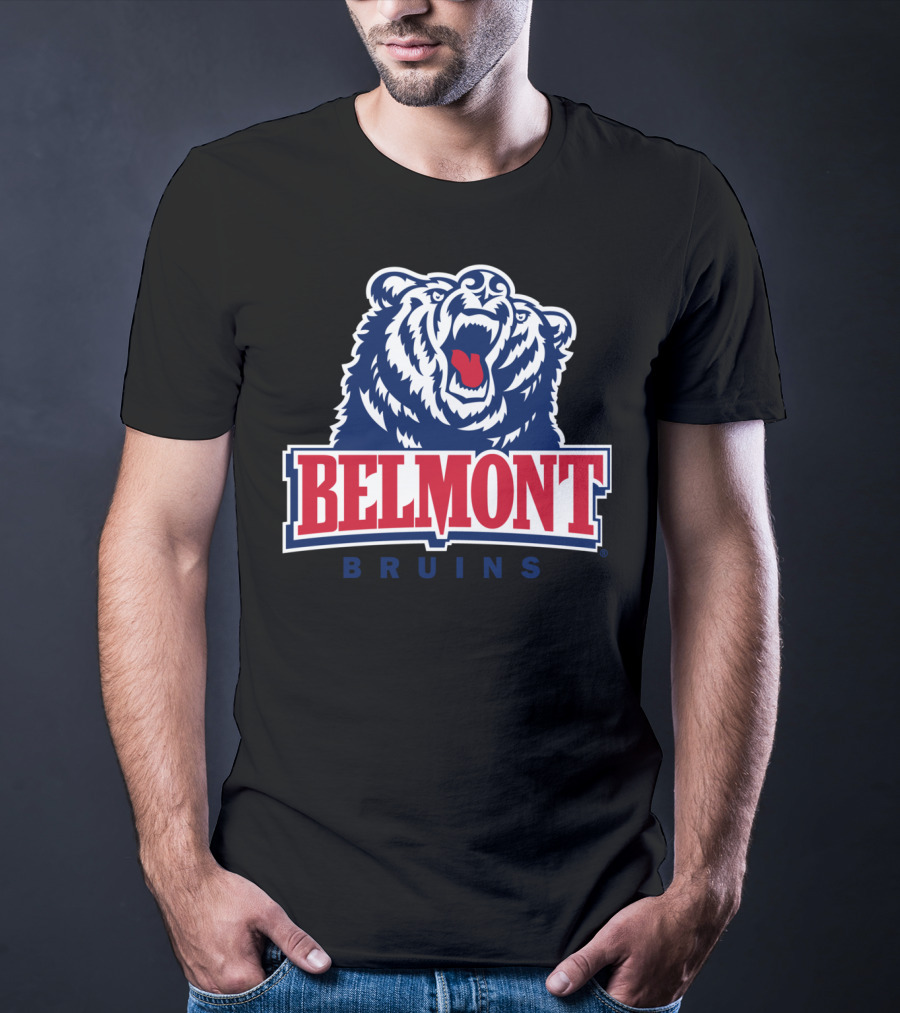 Belmont University Bruins Bear Logo NCAA Ppbel01 T-Shirt