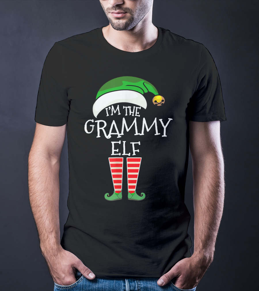 Christmas Family Matching Costume I'm The Grammy Elf T-Shirt
