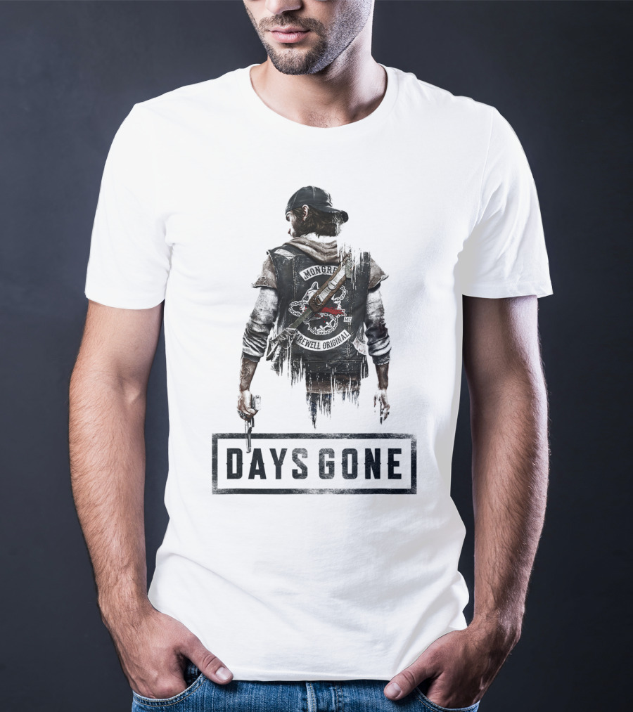 Days Gone Game Character Back View T-Shirt