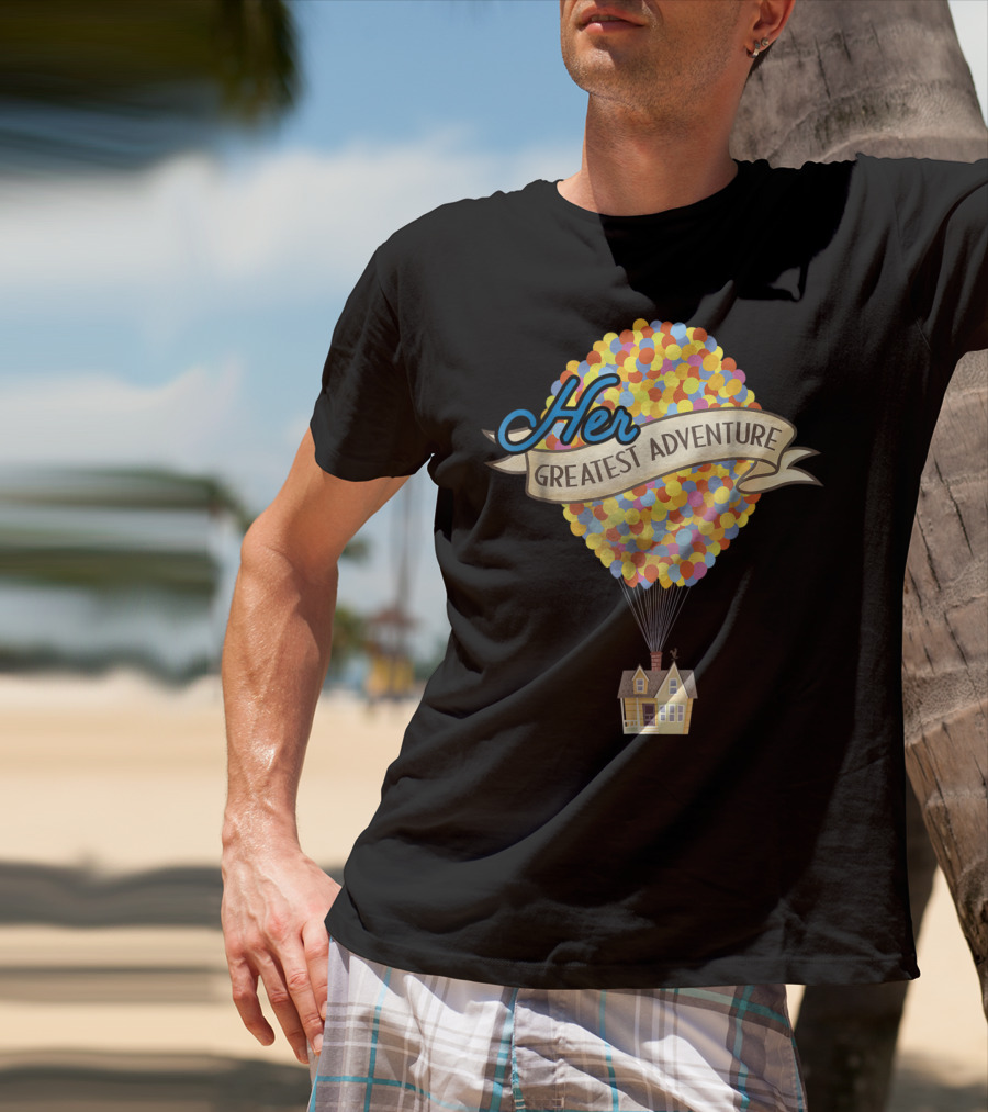 Disney Pixar Up Her Greatest Adventure Balloon House T-Shirt