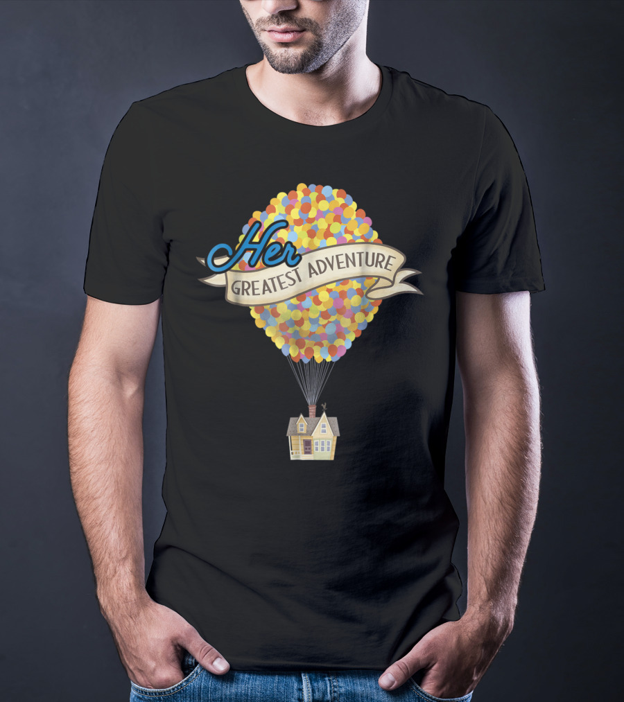 Disney Pixar Up Her Greatest Adventure Balloon House T-Shirt