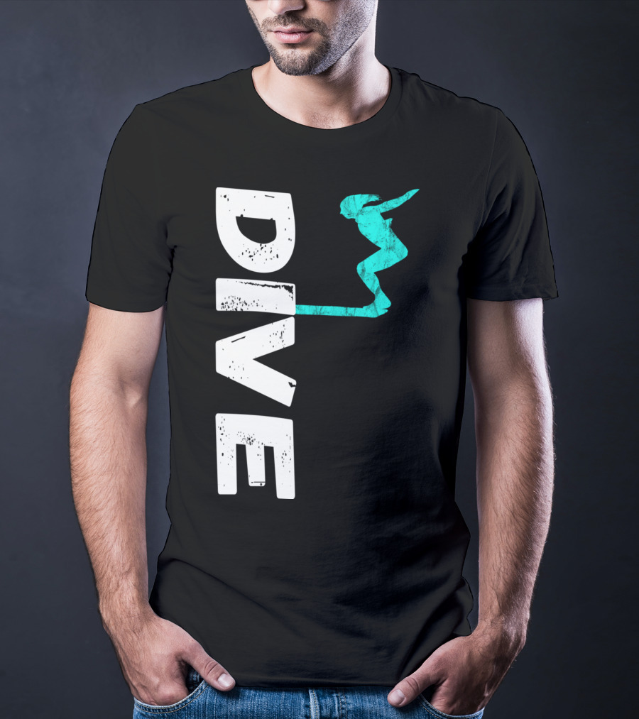 Dive Springboard Platform Diving Board Jumper T-Shirt