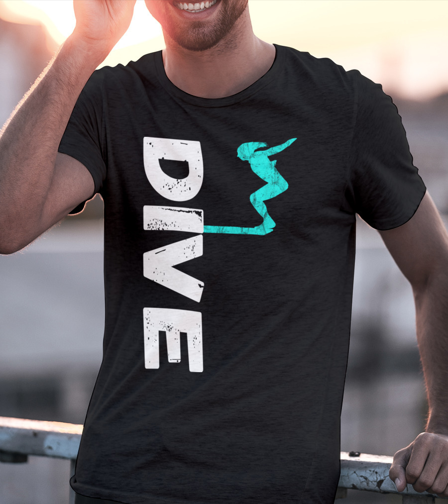 Dive Springboard Platform Diving Board Jumper T-Shirt