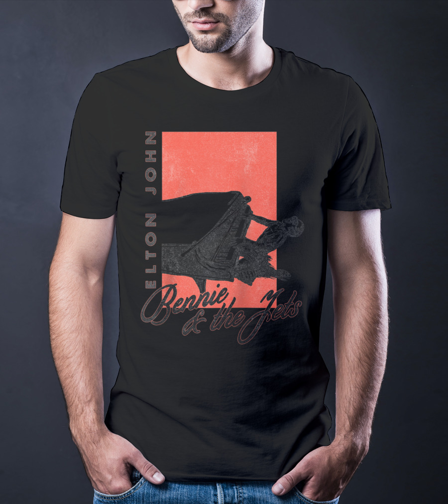 Elton John Bennie And The Jets Piano T-Shirt