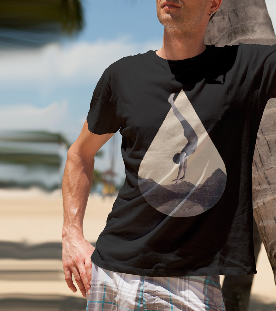 Fms 002 Flipped Upside Down Acrobat Over Mountains T-Shirt