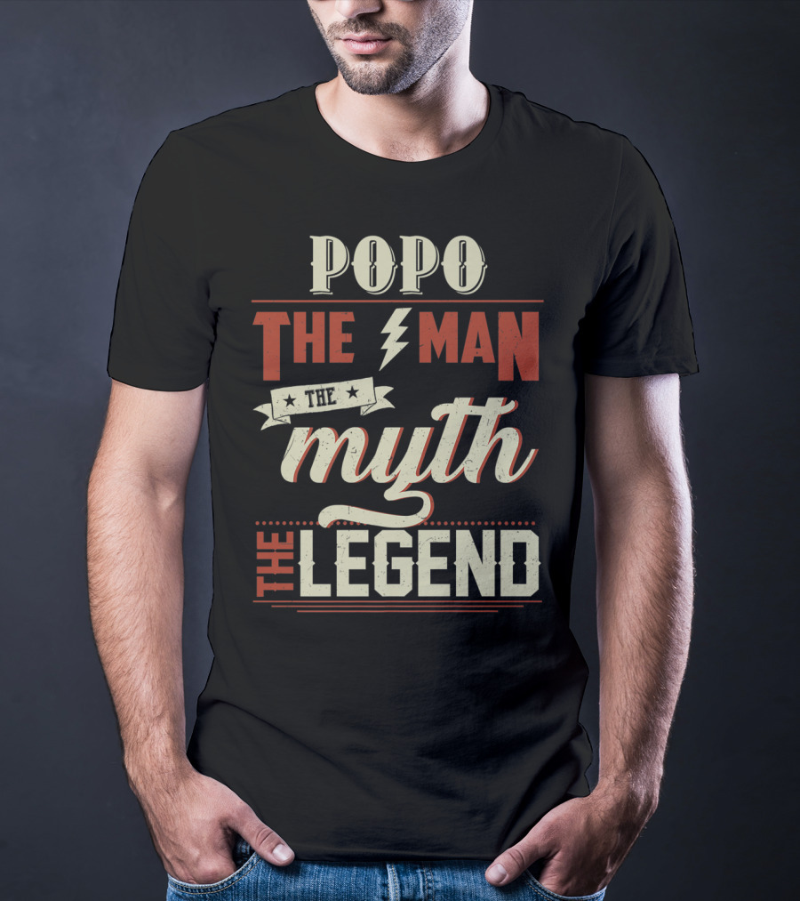 Popo The Man The Myth The Legend T-Shirt