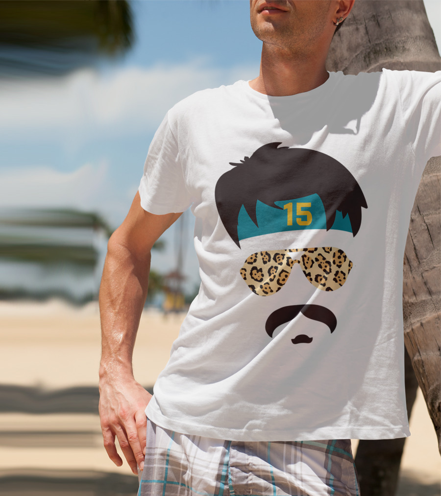 Jacksonville Football Uncle Rico Leopard Sunglasses 15 Headband 904 T-Shirt