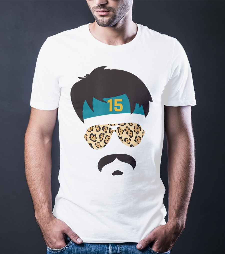 Jacksonville Football Uncle Rico Leopard Sunglasses 15 Headband 904 T-Shirt