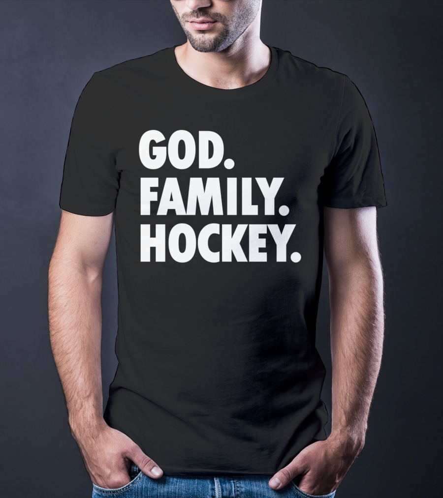 God Family Hockey T-Shirt