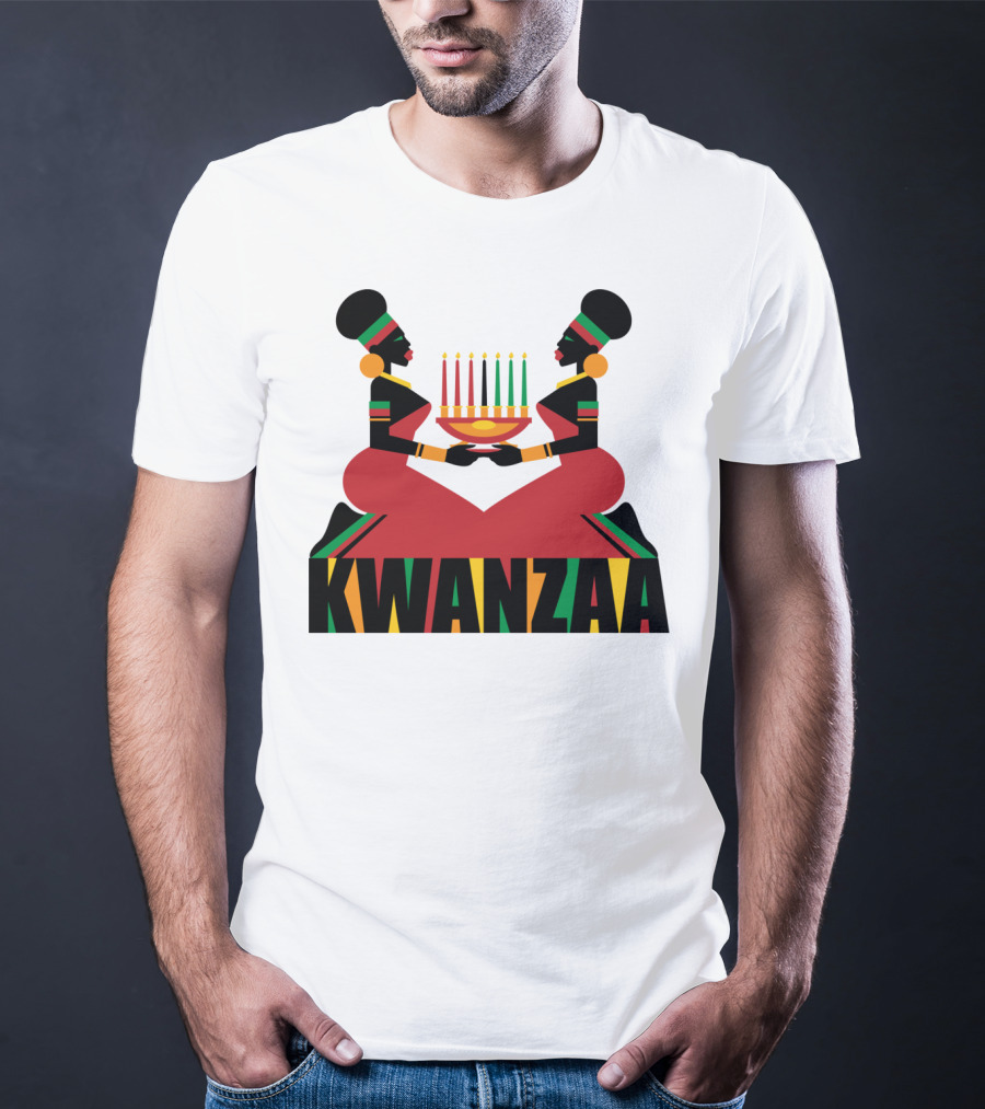 Kwanzaa Celebration African Kinara Tradition T-Shirt