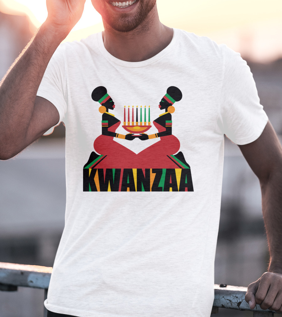 Kwanzaa Celebration African Kinara Tradition T-Shirt