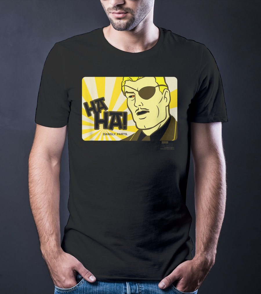 Ha Ha Dangly Parts Harvey Birdman Attorney At Law Phil Ken Sebben T-Shirt