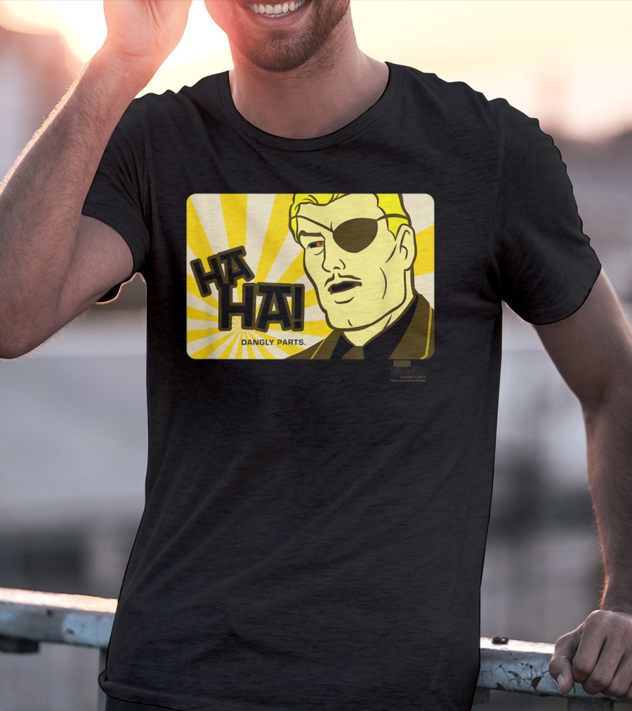 Ha Ha Dangly Parts Harvey Birdman Attorney At Law Phil Ken Sebben T-Shirt