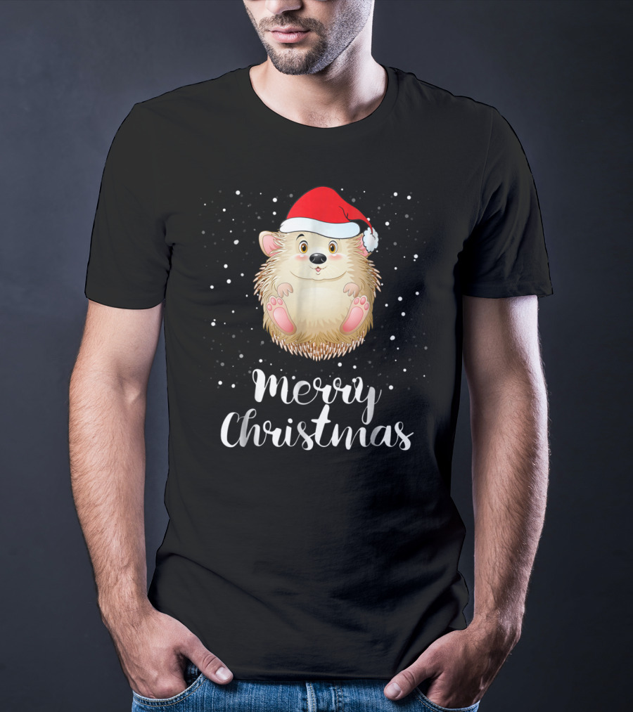 Merry Christmas Porcupine Family Matching Group T-Shirt