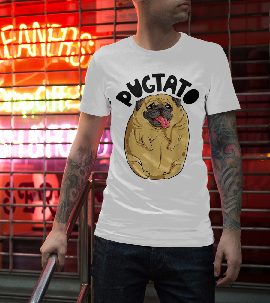 Pugtato Pug Potato Dog Lovers T-Shirt