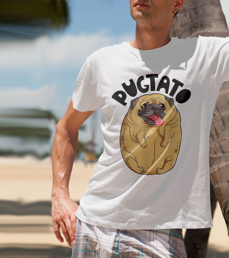 Pugtato Pug Potato Dog Lovers T-Shirt