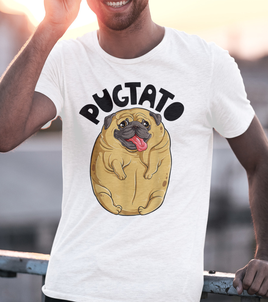Pugtato Pug Potato Dog Lovers T-Shirt
