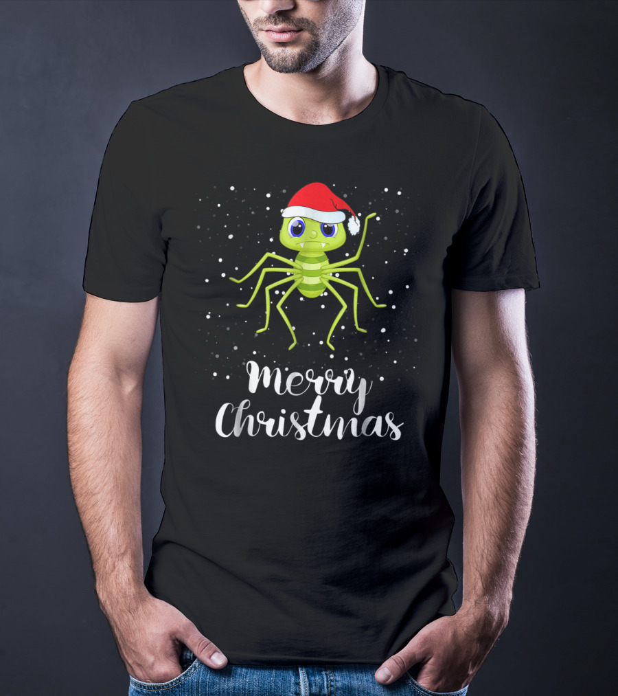 Merry Christmas Spider Funny Family Group Holiday T-Shirt