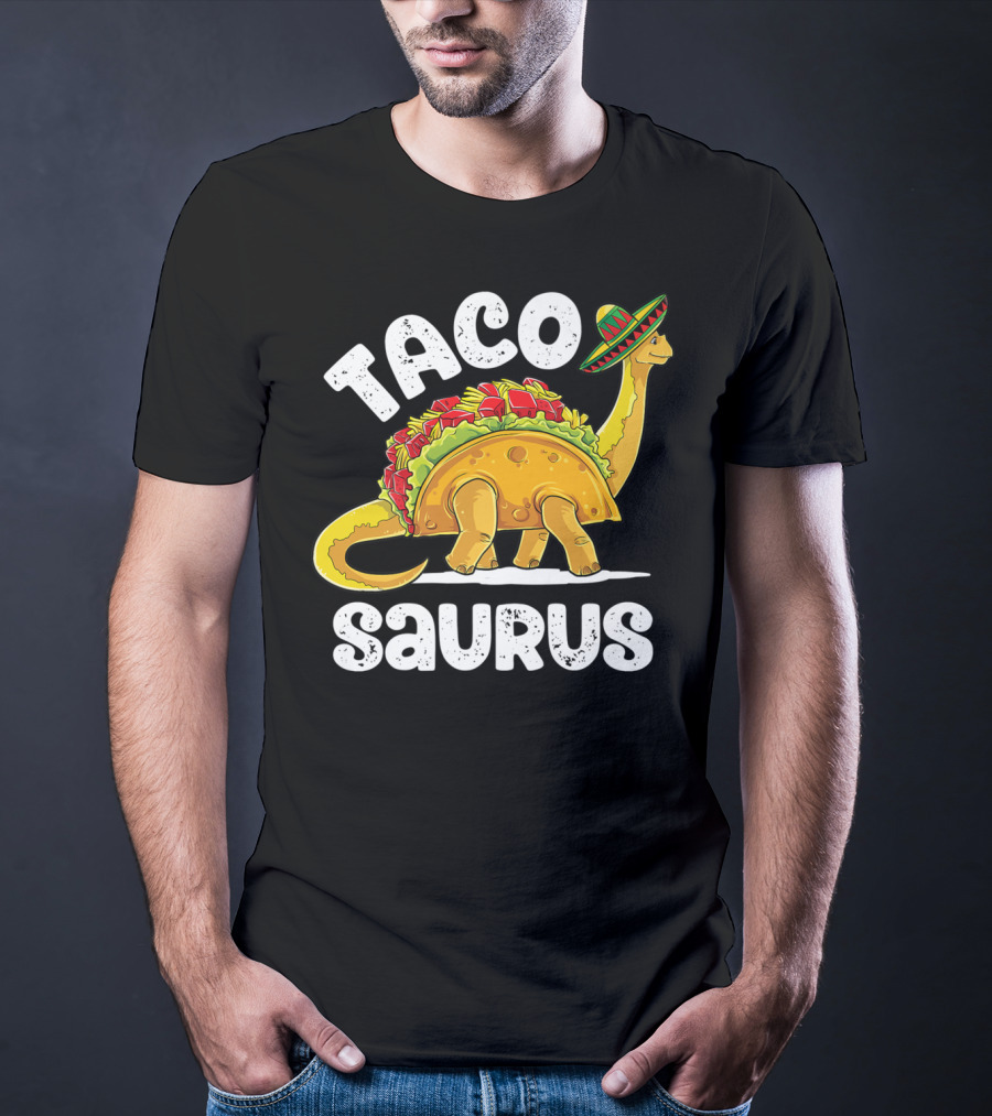 Tacosaurus Cinco De Mayo Sombrero Delight T-Shirt