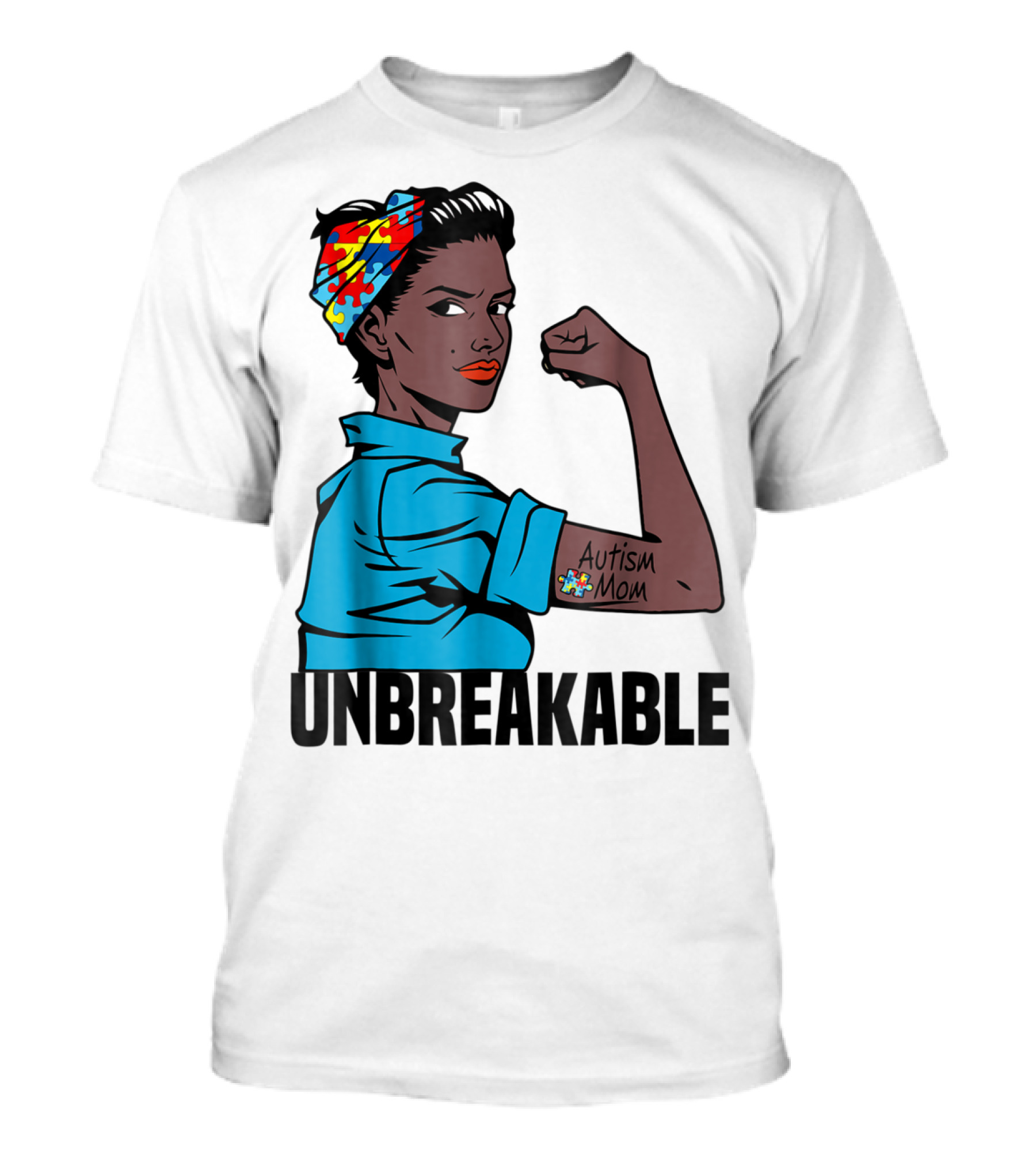Unbreakable Autism Mom Awareness T-Shirt